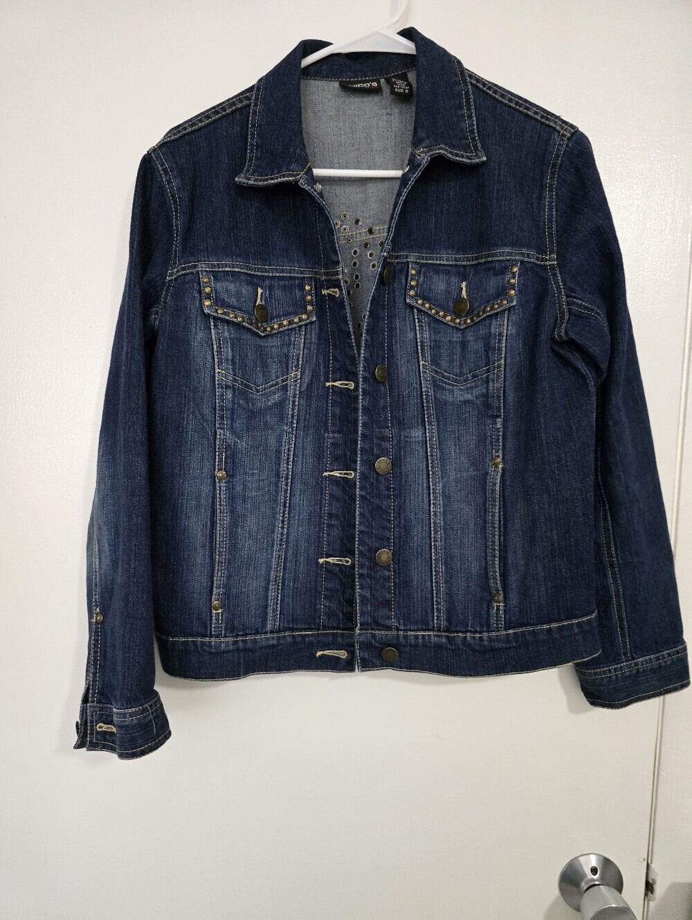Chico's Dark Blue Denim Jacket